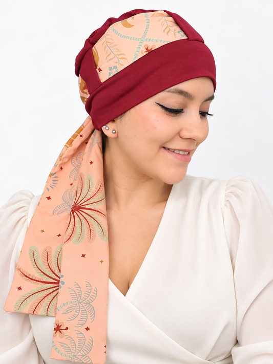 Turbante Amorosa lazo intercambiable tag turbantes