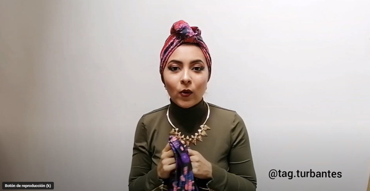 Como anudar lazos, bandanas o turbantes