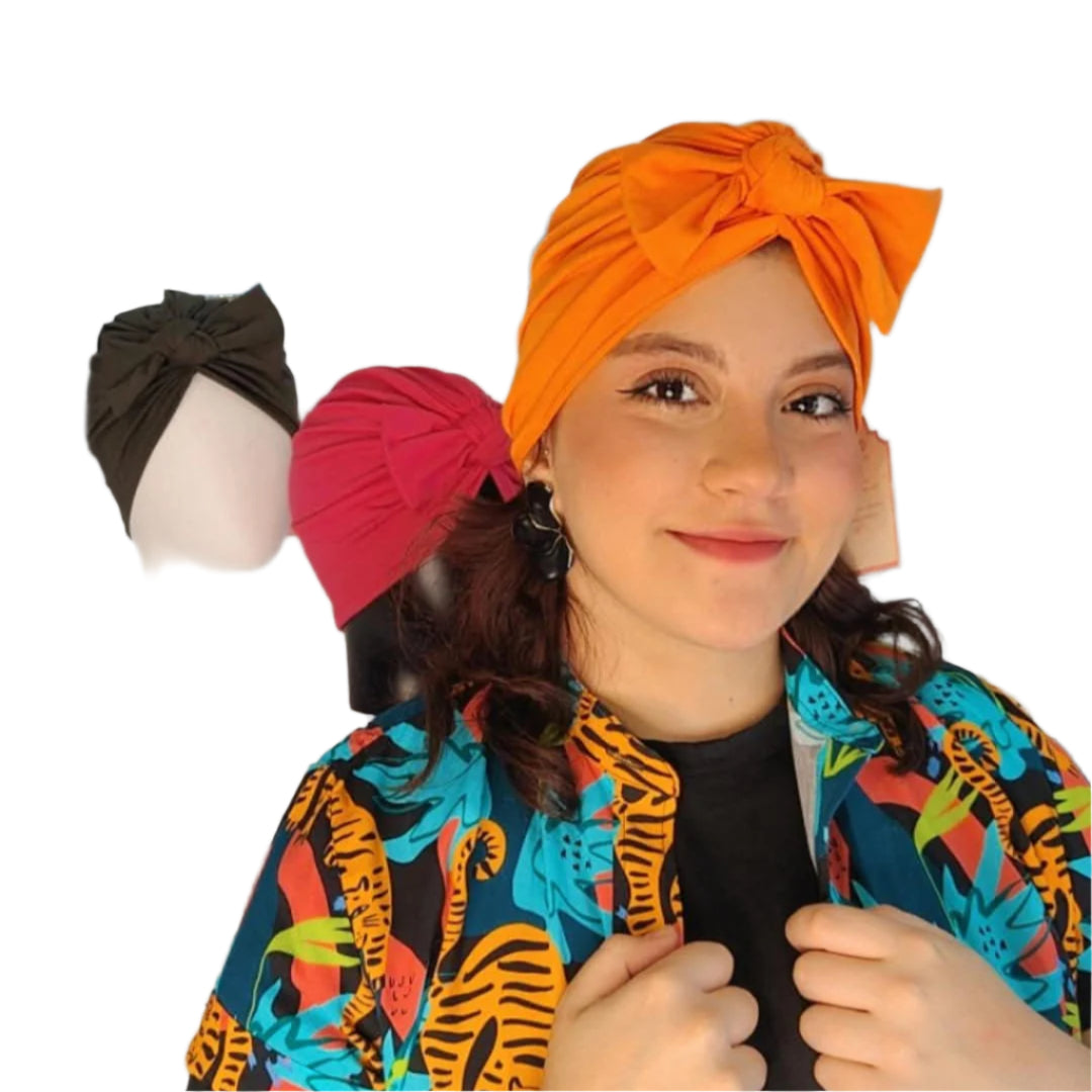 Turbante valiente. Oncologico Medellín para mujer
