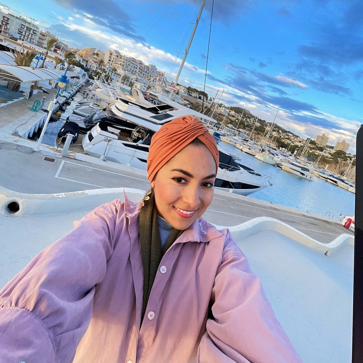 Turbante oriana. Turbantes elegantes Colombia