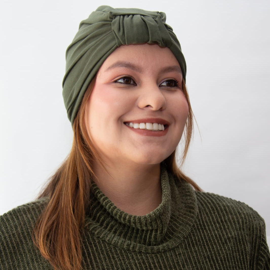 Turbante magica. Oncologico hipo alergénico para mujer