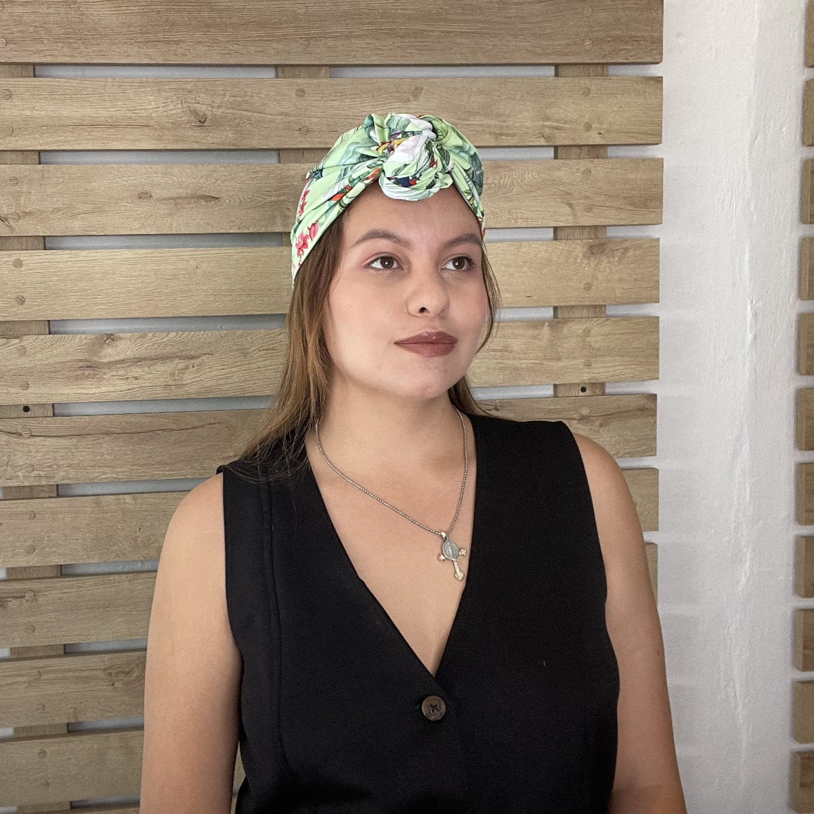 Turbante deportivo. oncologico Medellin Colombia