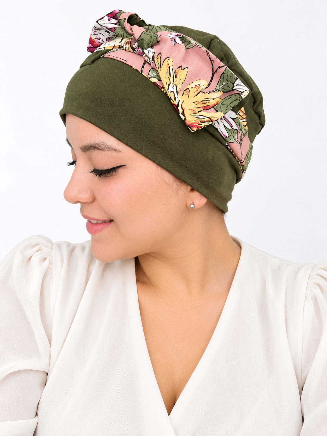 Turbante Amorosa lazo intercambiable tag turbantes