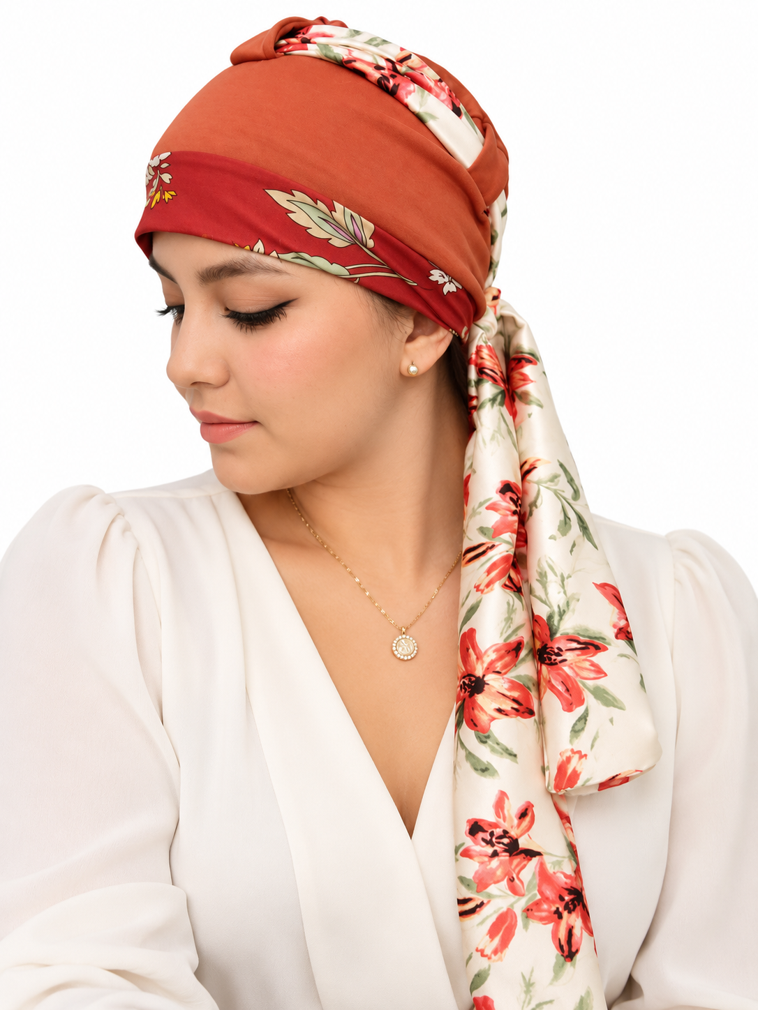 Turbante Amorosa lazo intercambiable tag turbantes