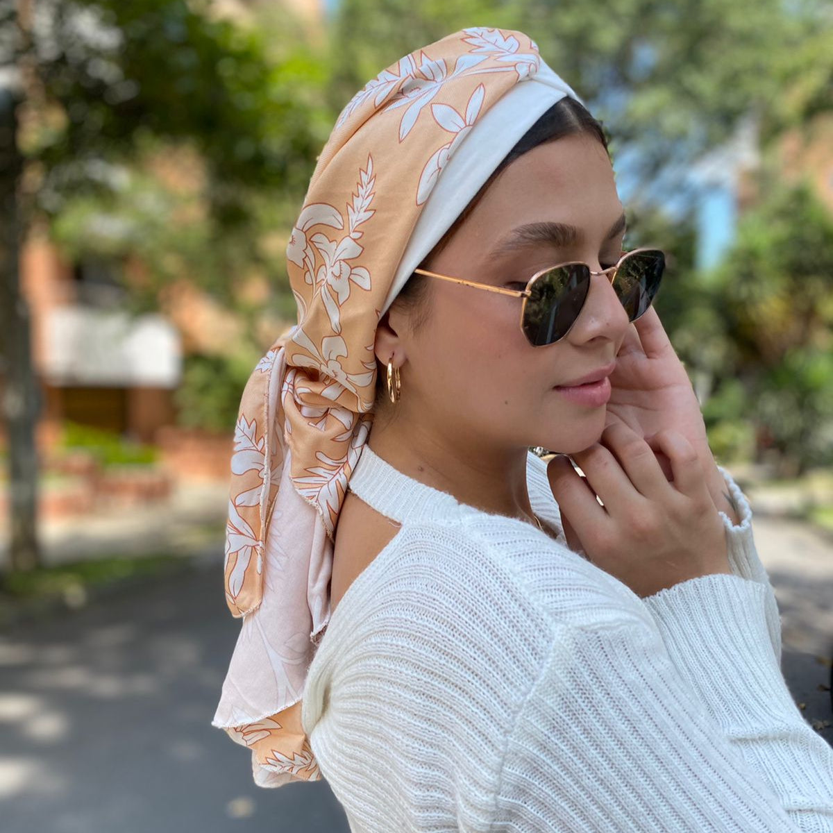 Turbante alicia. Para cuero cabelludo sensible. Colombia