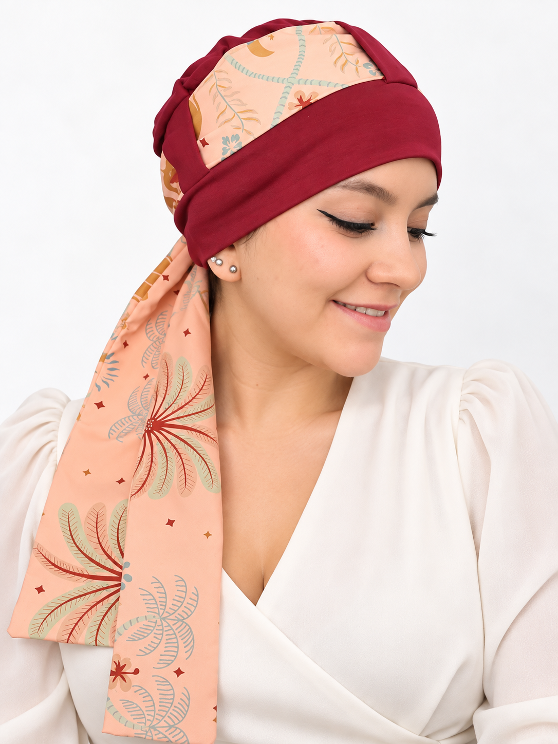 Turbante Amorosa lazo intercambiable tag turbantes